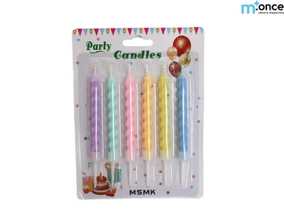 Velas Pastel por Unidad