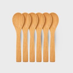 Pack 6 Cucharas Madera 17CM