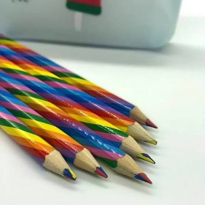 Lapiz Multicolor (ARCO IRIS) x Unidad