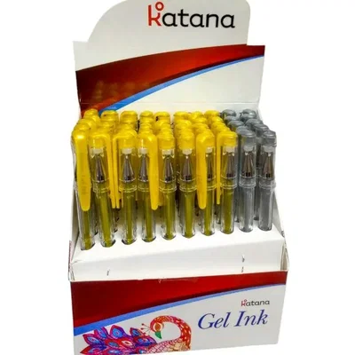 Lapicera Gel ORO/PLATA