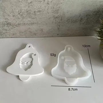 Molde Silicona - Campana Colgante - Llavero - cod1266