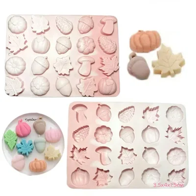 Molde Silicona - 20 FIGURAS OTOÑO - Cod1279