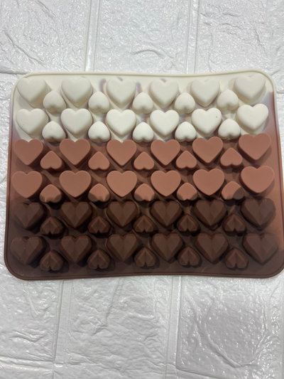 Molde Silicona - Corazones Varios - Cod1249