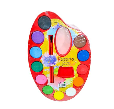 Set Acuarelas + Pinceles Mediano
