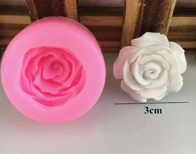 Molde Silicona -  Rosa Mini - cod1184