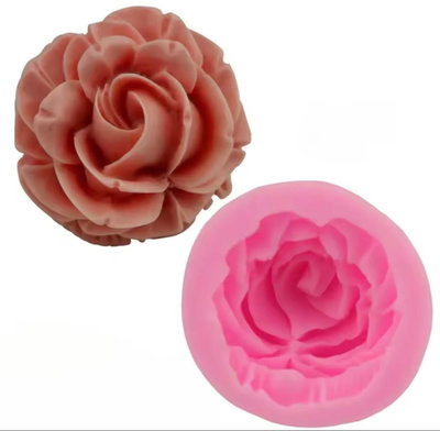 Molde Silicona - Rosa Cerrada - cod1183
