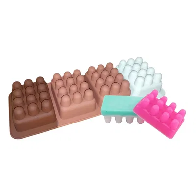 Molde Silicona - Masajeador Rectangular  - Cod1238