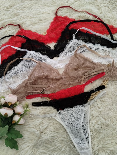 Conjunto bralette Encaje🔥 BRISA/Por Unidad 