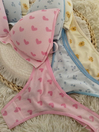 Conjunto triángulo de Micro-Morley Estampado 🔥