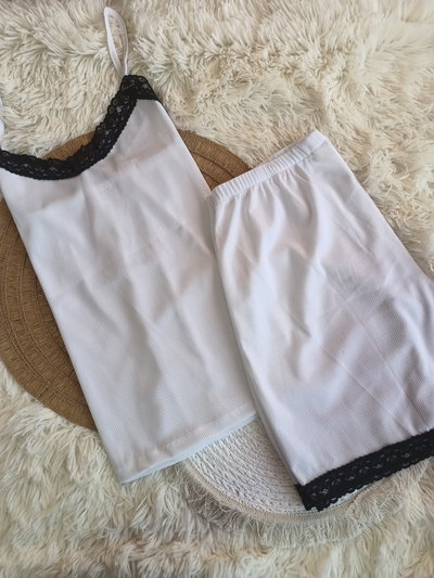 Pijama ADULTO de Morley 🥰 BLANCO
