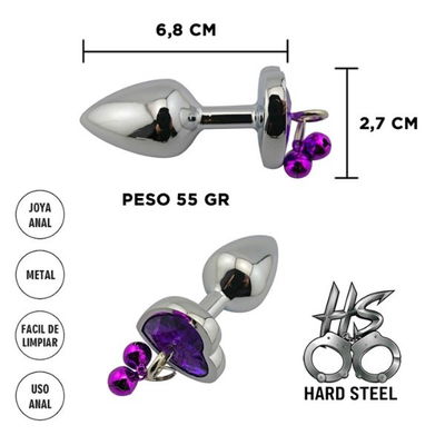 Plug anal DIAMONT RING (metal)
