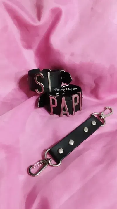 Muñequeras esposas "SI PAPI"