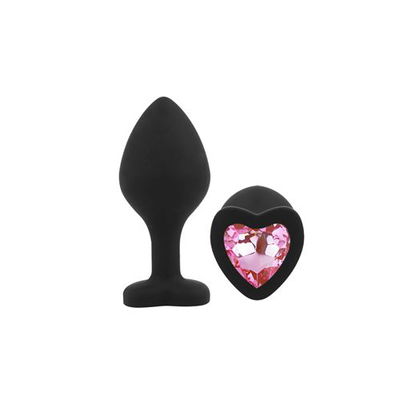Plug anal DIAMONT HEART silicona( Medium)