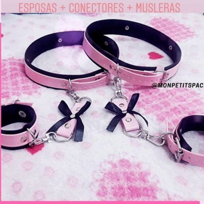 Musleras + esposas con conectores BOW (Inmovilizador)