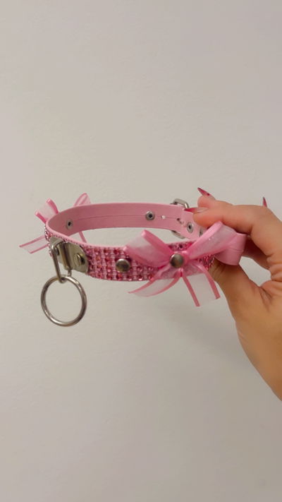 Choker SHINY PINK lV