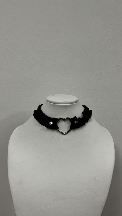 Choker HEARTCHAIN negro