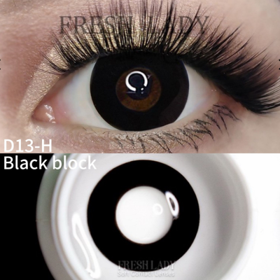 Lentes de contacto BLACK BLOCK (Freshlady)