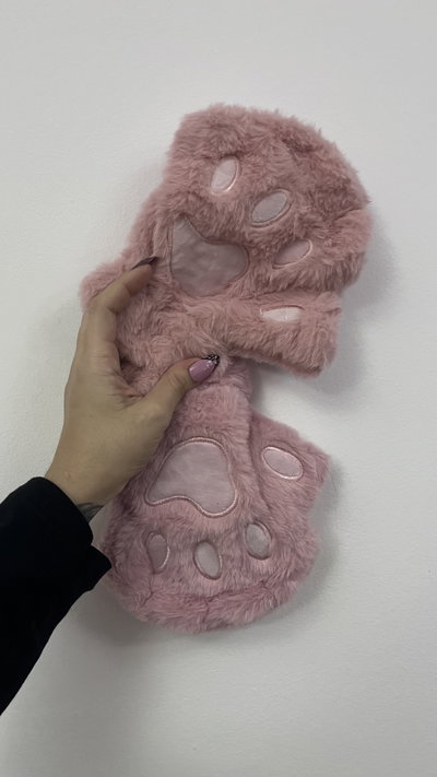Guantes sin dedo gatito