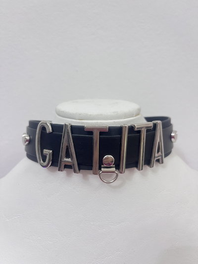 Choker letras GATITA