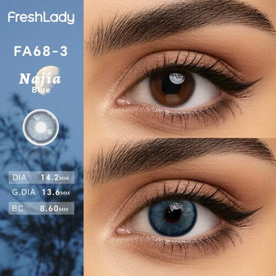 Lentes de contacto Freshlady Najia Blue