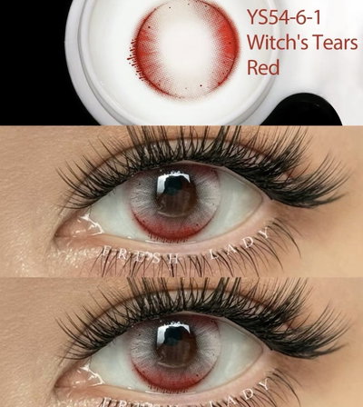 Lentes de contacto Freshlady Witch´s tears red