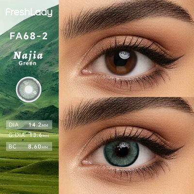 Lentes de contacto Freshlady Najia Green