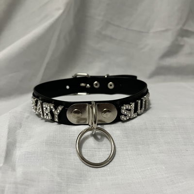 Choker letras strass BABY SLUT