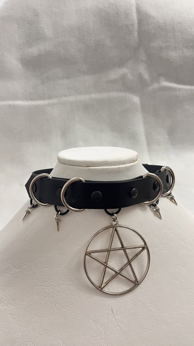 Choker pentagrama 02