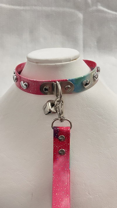 Choker + correa corta 01