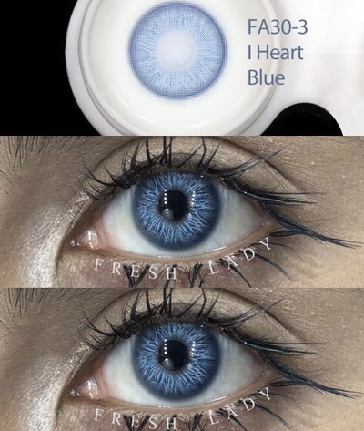Lentes de contacto I Heart Blue