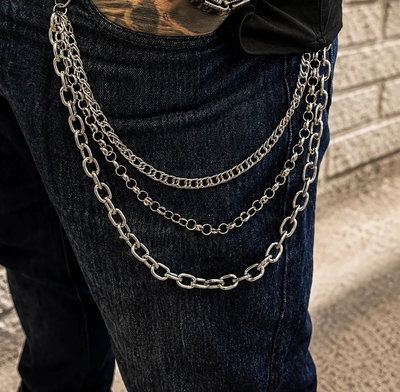 Cadena para pantalón triple