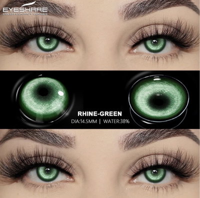 Lentes de contacto Rhine Green