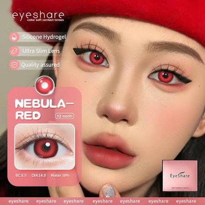 Lentes de contacto Nebula Red