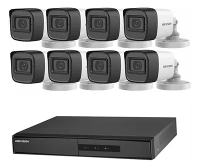 Kit Seguridad Dvr 8ch Hikvision + 8 Camaras 1080p 2mp
