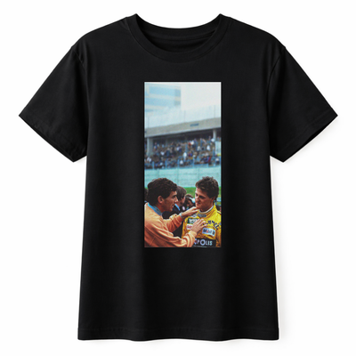 Ayrton Senna y Schumacher 