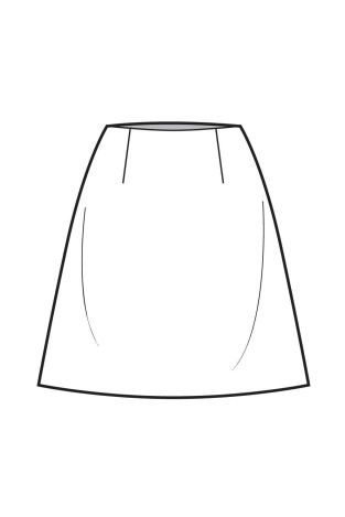 Moldería falda base. 