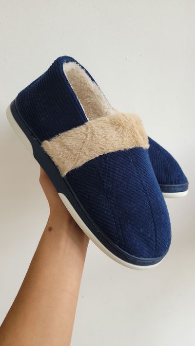 Pantufla unisex azul 37 al 40