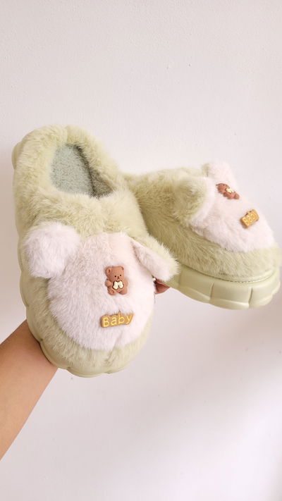 Pantufla baby verde 36/7