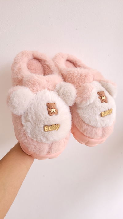 Pantufla baby rosa 36