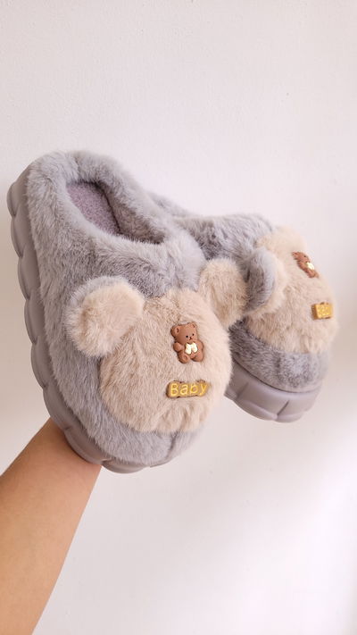 Pantufla baby celeste 35 y 36