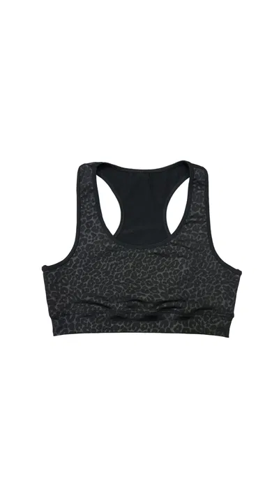 Top gofrado negro