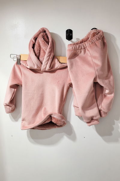 Conjunto de plush bebe Talle 1 Rosa viejo