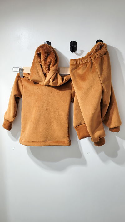 Conjunto de plush bebe Talle 1 Terracota