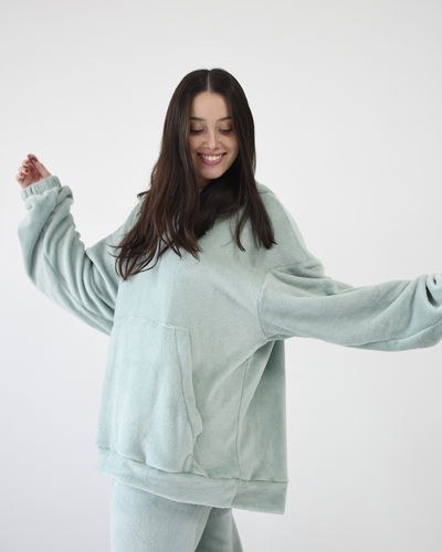 Maxibuzo polar soft Verde agua
