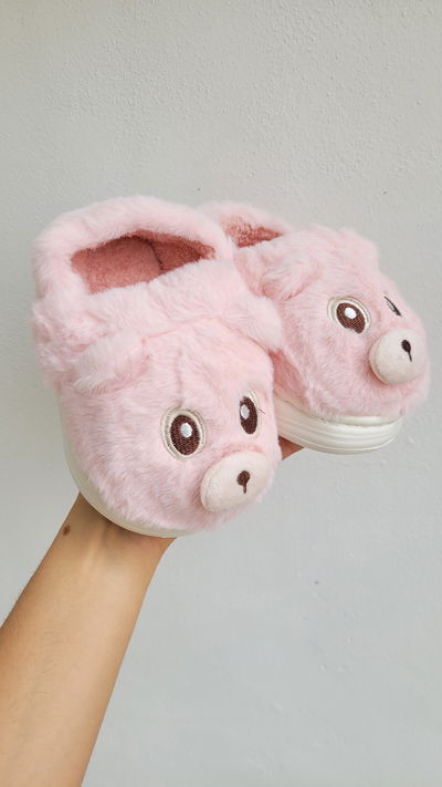 Pantufla Osito Rosa Talle 24 al 29