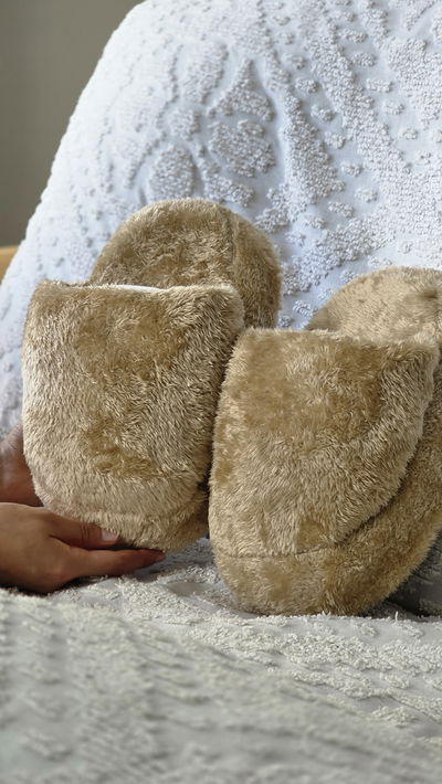 Pantuflon beige Talle 34 al 38