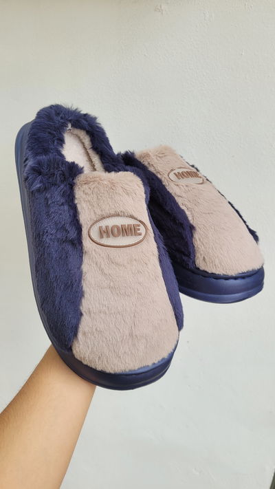 Pantufla Home Azul Talle 39/40 y 43/4