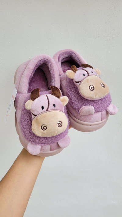 Pantufla Vaquita Lila Talle 35/6