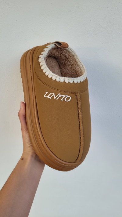Pantufla Hornito Marron Talle 36/7
