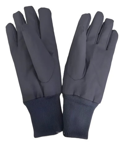 Guantes con interior de piel Gris